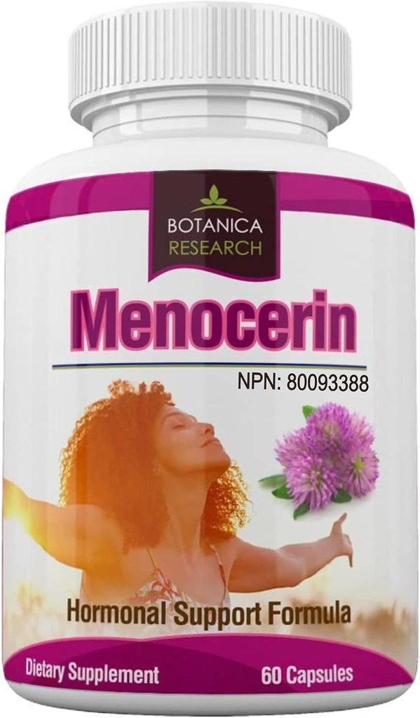 Menopauze Relief Support voor Hot Flashes Nachten Sweats Hormonal Balance Support Supplement voor vrouwen Estrogen Wild Yam Black Cohosh Vitaminen Lorice Root Herb Red Clover Extract Chasteberry Pillen