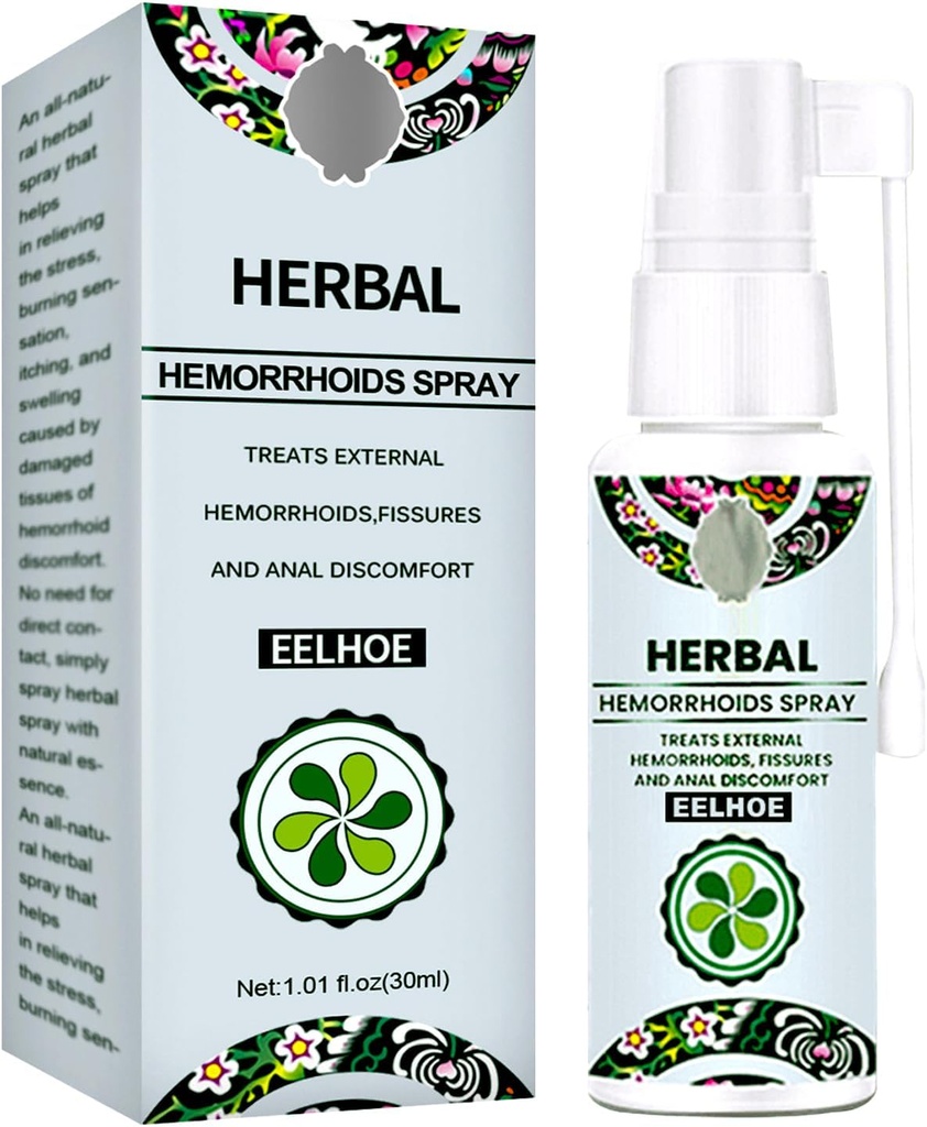 Behandeling van aambeien - snelle verlichting met Hemokoor Herbal Aambeien Spray & Analese Numb Cream (1 PCS)