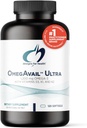 Designs for Health OmegAvail Ultra TG Fish Oil 1200mg - 1000 IE Vitamine D3, Vitaminen K1 + K2 - Triglyceride Form Omega 3 Visolie Supplement met DHA/EPA - No Fishy Aftersmaak (120 Softgels)