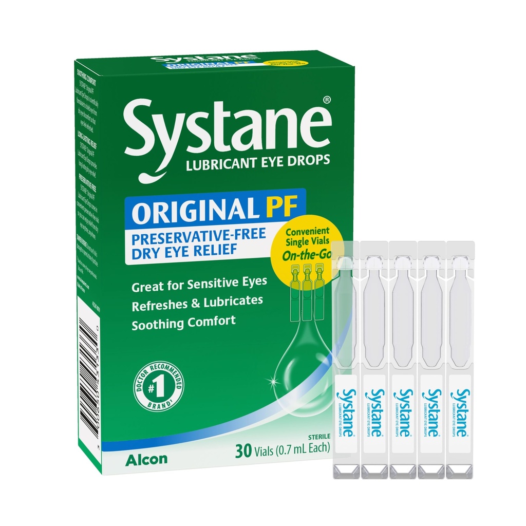 Systane Langwerpige Lubricant Oogdruppels Flacons Oogdruppels, 30 Tellen (verpakking van 1)