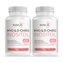 Myo-Inositol & D-Chiro Inositol Supplément pour femmes - Idéal rapport 40:1 -Soutenir l'équilibre hormonal des femmes et la fertilité et la santé ovarienne - Capsules de poudre végétalienne - 60 jours d'approvisionnement