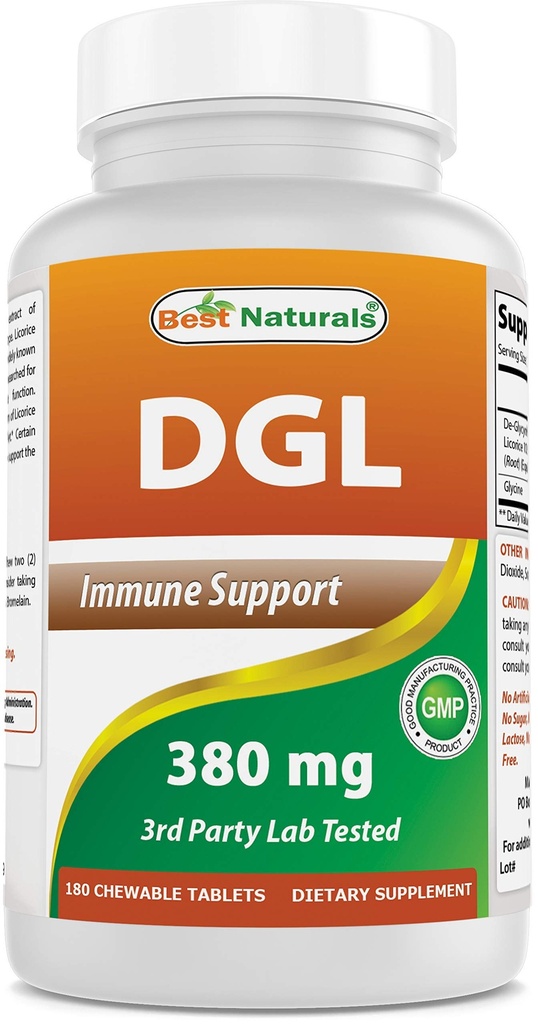 Best Naturals DGL Chewable 380 mg 180 tabletten