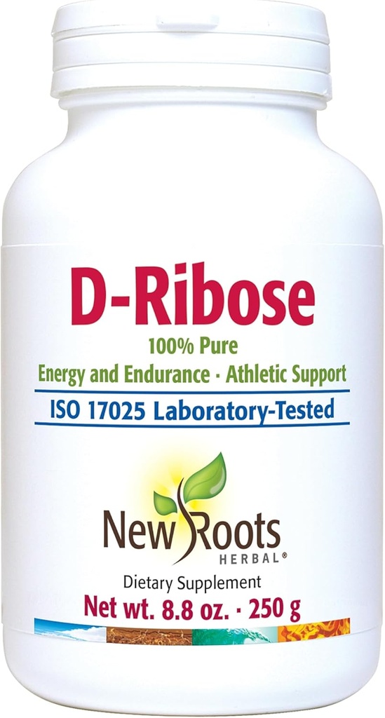 NEW ROOTS HERBAL - D-Ribose Poeder 250g - D Ribose supplement - Athletic Support
