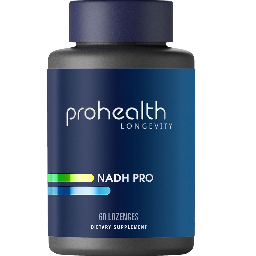 ProHealth NADH Pro - Boost NAD+ (25 mg, 60 Fast-Acting Lozen) Boost Energy, Memory and Focus 