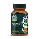 Gaia Kruiden Agile Mind - Hersen & Cognitive Support Kruidensupplementen - met biologische Kurkumawortel, Bacopa, zwarte peper en Ginkgo Biloba - 60 Vegan vloeibare Phyto-capsules (30 dagen)