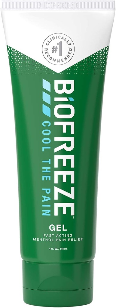 Biofreeze Pain Relief Gel, 4 oz. Tube (Verpakking mei Vary)