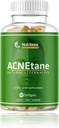 ACNEtane - All Natural Vitamin Supplement for Treating Acne, 90 Veggie Softgels (Behandelt Hormonal, Puberty, & Cystische Acne Intern)