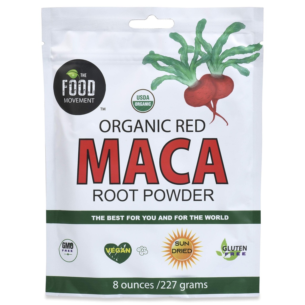 The Food Movement Co - Red Maca 8 oz. bio superfood