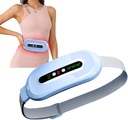 Draagbare Cordless Heating Pad voor Periode Krampen, Snel Verwarming Pad met 3 Heat Levels en 3 Massage Modi, Terug Pijn Verlichting Menstruele Belt voor Vrouwen (Blauw)