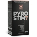 Pyro Stim 7 Metabolisme Booster Fat Loss Support Energy Boost - Once-A-Day Thermogenic met Teacrine voor Focus, Appetite Control, Muscle Toning en Mood Control (60 capsules)