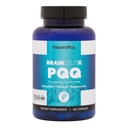 Natures Plus Brainceutix PQQ - 60 Capsules Vegan - Supplément pour mémoire, clarté et puissance cérébrale - Énergie accrue, anti-âge - Pyrroloquinoline Quinone (PQQ) - Végétarien, sans gluten - 30 portions