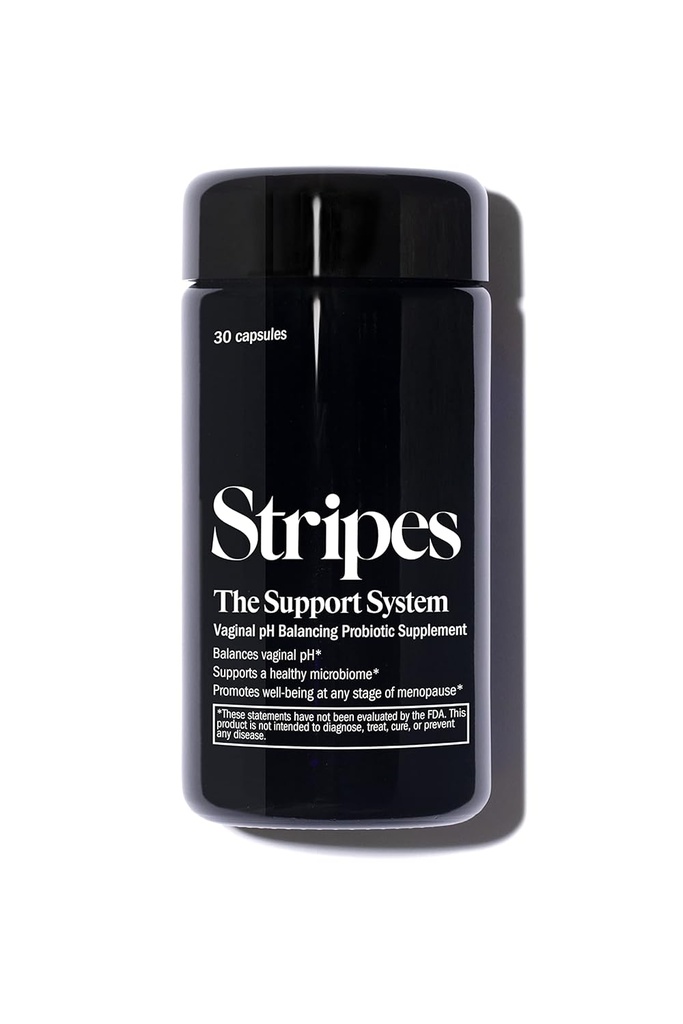 Stripes Beauty Naomi Watts Het Ondersteuningssysteem Vaginale Ph Balancing Probiotische Supplement Dagelijks Vrouwelijke Preprobiotische Ondersteunt Gezonde Ph Microbiome Hormone Gratis Menopauze Ondersteuning 30 Ct