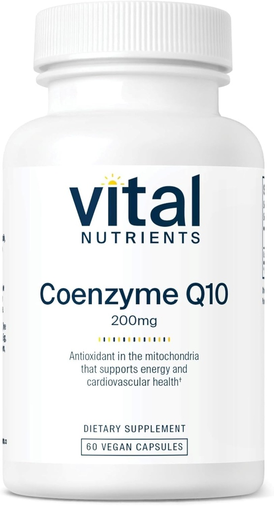 Vitale voedingsstoffen CoQ10 200mg 