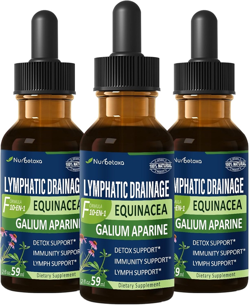 Verlaters Lymfatische Drainage Drops voor de gezondheid van het Lymf Systeem, Gebruik met Lymf Massage Tool. 6oz