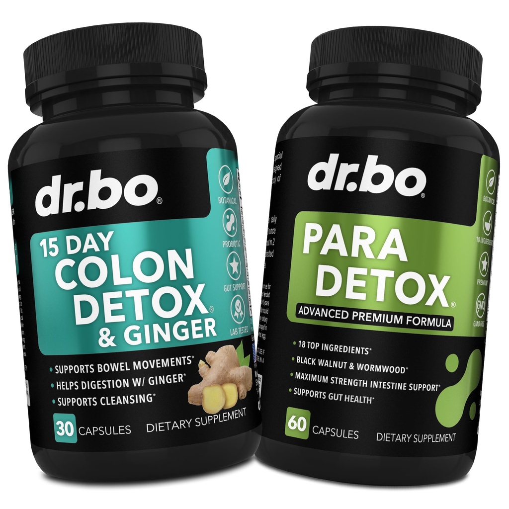Colon Cleanser Detox & Intestinal Supplement - 15 dagen Colon reinigen pillen met Gember, Wormhout, Zwarte Walnut, Kloven Complex - Bowel Movement Supplementen voor Maag opgeblazen Gut Loss Ondersteuning
