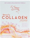 Collagène de beauté orange (Marine), Type 1 - avec vitamine C, E, CoQ10 et prébiotique - Poudre de supplément anti-âge Premium pour la peau, les cheveux et les ongles - Fabriqué au Japon