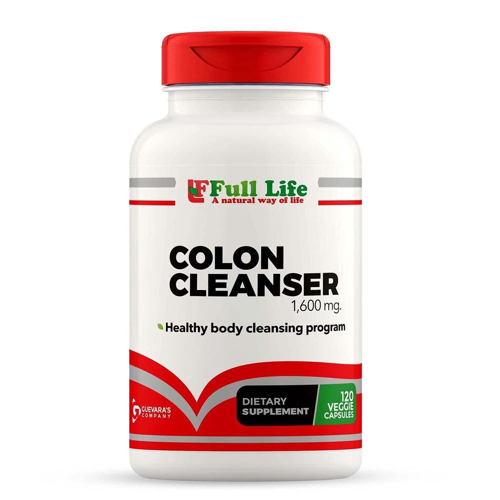 Volledige leven Colon Cleanser - Kruidensupplement met Cascara Sagrada en Senna Leaf - 120 Veggie Capsules