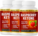 Raspberry Ketone Capsules, All-Natural Formula, May Support Active Healthy Lifestyle, 1000 mg Supplement, 180 Capsules, 6 maand Supply, Vegan, Niet GGO