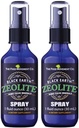 Black Earth Zeoliet met Humic Fulvic Acids, Trace Minerals, voor volwassenen en kinderen ondersteunt Gut Health, Immune Support, Digestie en Eliminatie en Meer 1oz Liquid Pump Spray Supplement (2 Pack)