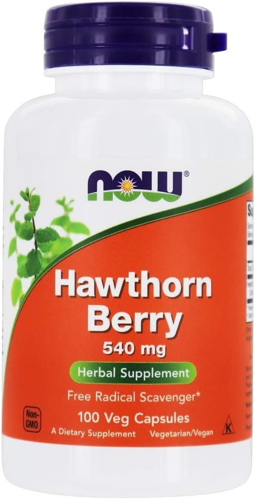 NU Hawthorn Berry 540mg, 100 Veg Capsules (verpakking van 4)