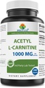 Brieofood acetaat L-Carnitine 1000 mg per portie 240 capsules. Glutenvrij, niet-GMO.