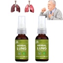 Spray nettoyant pulmonaire Breathdetox, Spray nettoyant pulmonaire Breathdetox, Essence pulmonaire Herbal Lung, Herbal - Support pulmonaire puissant (2pcs)