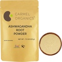 CARMEL ORGANISMEN Ashwagandha wortelpoeder 7,5 Ounce, niet GGO & Glutenvrij, natuurlijk, Withania Somnifera, Geen toegevoegde conserveringsmiddelen, rechtstreeks afkomstig van Indiase boeren
