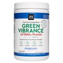 Santé vive, Vibrance verte, Superaliments Poudre avec 70+ aliments végétaux entiers et 25 milliards de probiotiques par portion, Citron de bleuet, 25 portions