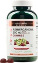 NatureWise Ashwagandha Gummies - Strawberry Kiwi - KSM-66 met vitamine D3 - Calming Mood Support - Vegetarisch - Non-GMO, Gelatine en Glutenvrij - 180 Tellen[3-maand Levering]