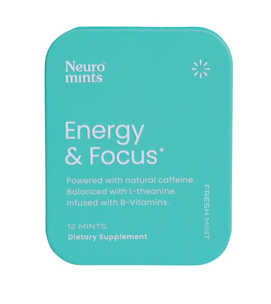Neuro, Mints Energy Focus Mint Single, 12 Tellen
