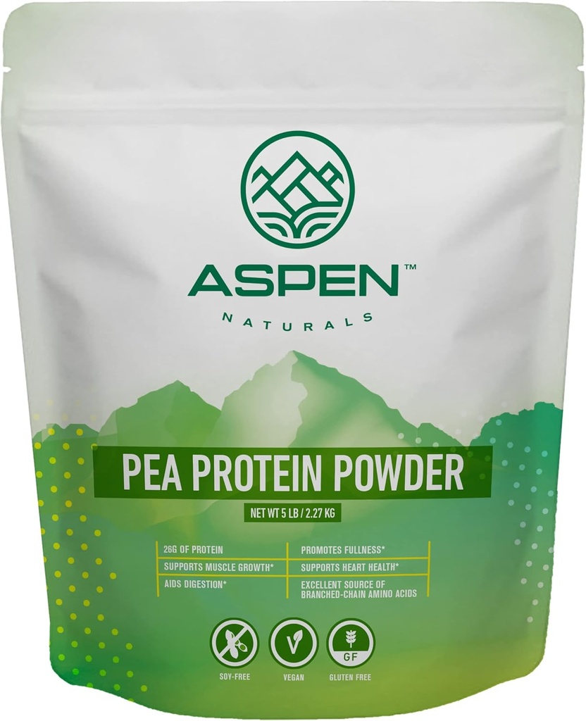 Aspen Naturals Pea Protein Powder 5 Lb 