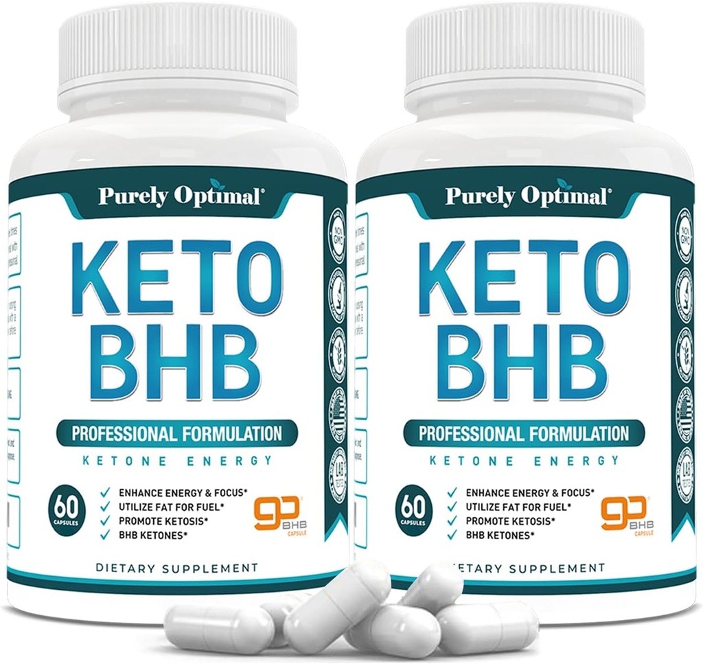 Pure Optimale Keto BHB-capsules 