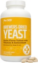 Gist voor honden en katten - Knoflook en gist Plus antioxidanten - Brouwers Gisttabletten voor honden en katten - Vitamine B 1 & vitamine C - 500 t