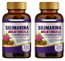 Silimarina Melkdistel Combinatie, 2 Pack, 240caps.