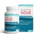 Szio+ Utiva Bladder Gezondheid - Control Supplement voor Overactieve Bladder en Lagere Urine Tract Gezondheid - Klinisch bewezen om frequentie en Urgency te verminderen - 60 capsules