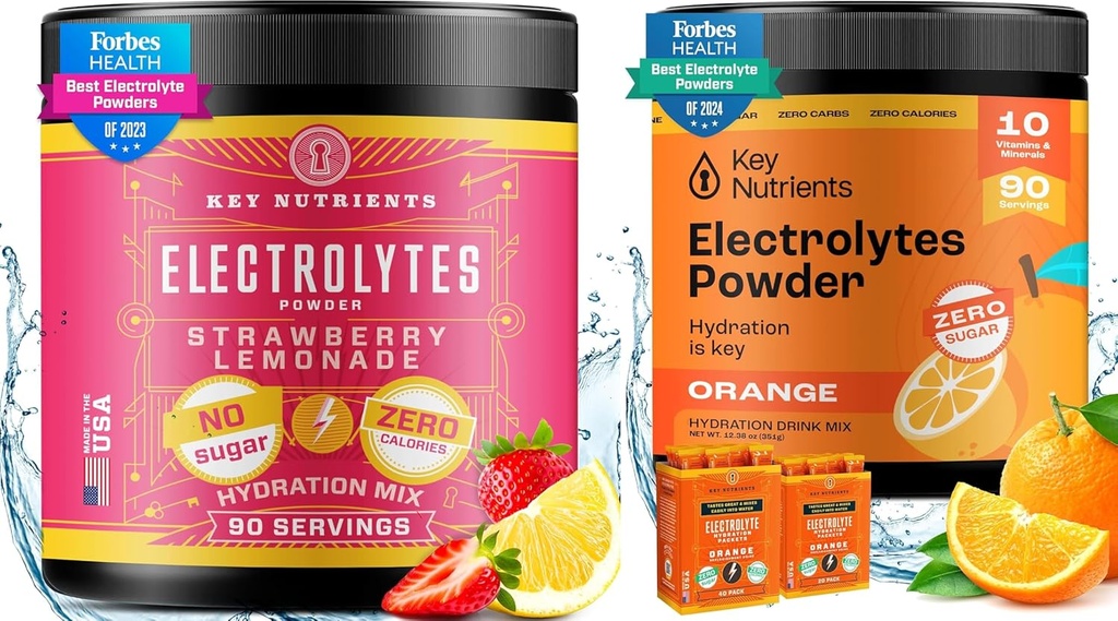 KEY NUTRIËNTEN Electrolyten & Multivitamine Hydration Powder Bundle 