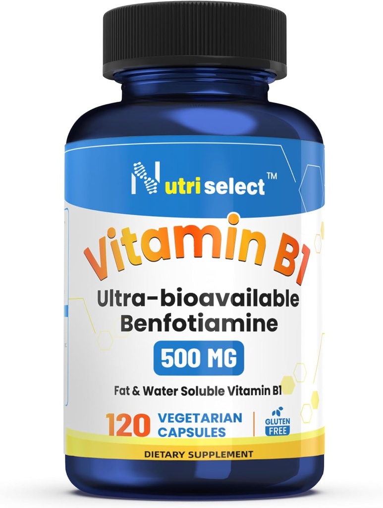 Dit product wordt geleverd in een verpakking van 120 capsules met 500 mg vitamine B1 per capsule en is non-GMO, veganistisch en glutenvrij