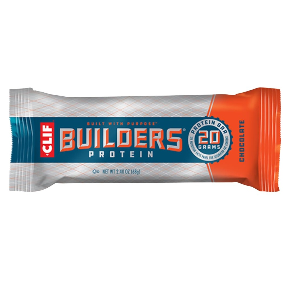 Clif Bar Builder's Bar Chocolate - 2,4 oz (12) (1 Case)