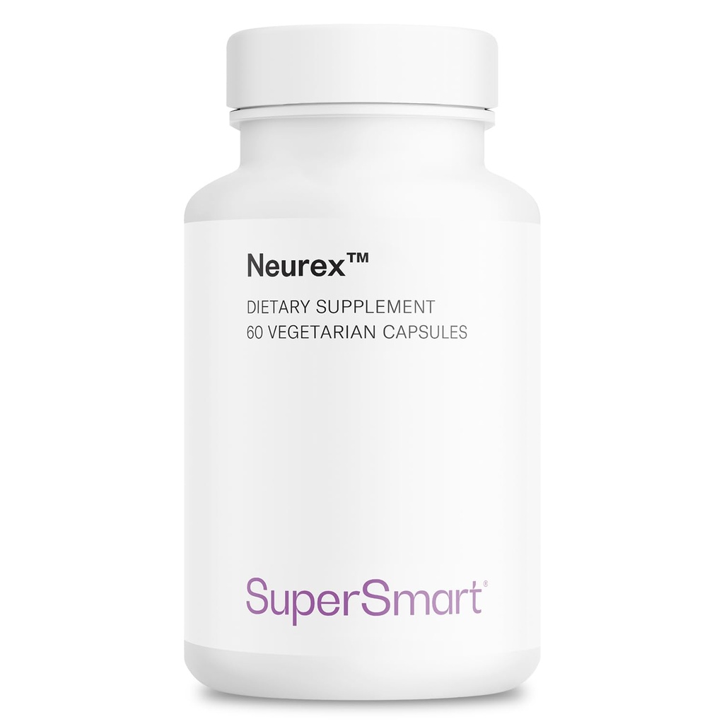 Supersmart Neurex (Advanced Formula) - High Potency Brain Supplement - with Ginkgo Biloba, Bacopa Monnieri, GPC, Huperzine A 