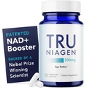 TRU NIAGEN Gepatenteerd NAD+ supplement voor anti-veroudering en celregeneratie, 300 mg Niagen, 30 porties Ondersteunt Cellular Energy, Brain, Muscle Riboside Nicotinamide (NR) Neem 1 Dagelijkse 1 Fles