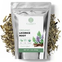 Elanen Naturals Biologische Licorice Root 1 lb. (16 oz.), USDA Certified Biologische Licorice Root Tea, Licourice Bulk Chopped, Liquorice, Raiz de Regaliz Licrice, Glycyrrhiza glabra, Cut & Sifted