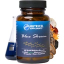 Nutricel Methyleen Blue Capsules with Mushroom Extracts: Lion's Mane, Reishi, Cordyceps, Chaga, Shiitake, Turkey Tail - Trusted Made in America Merk - 7mg (USP Reference Compliant) (60ct)