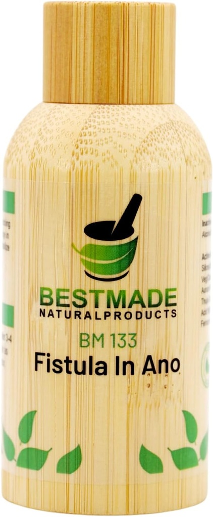 Bestmade Natural Products Fistel in Ano BM133 - Natuurlijke remedie voor lozing in Anus, helpt normaliseren Bowel bewegingen & Relieve Throbbing Pains, 30 ml druppels