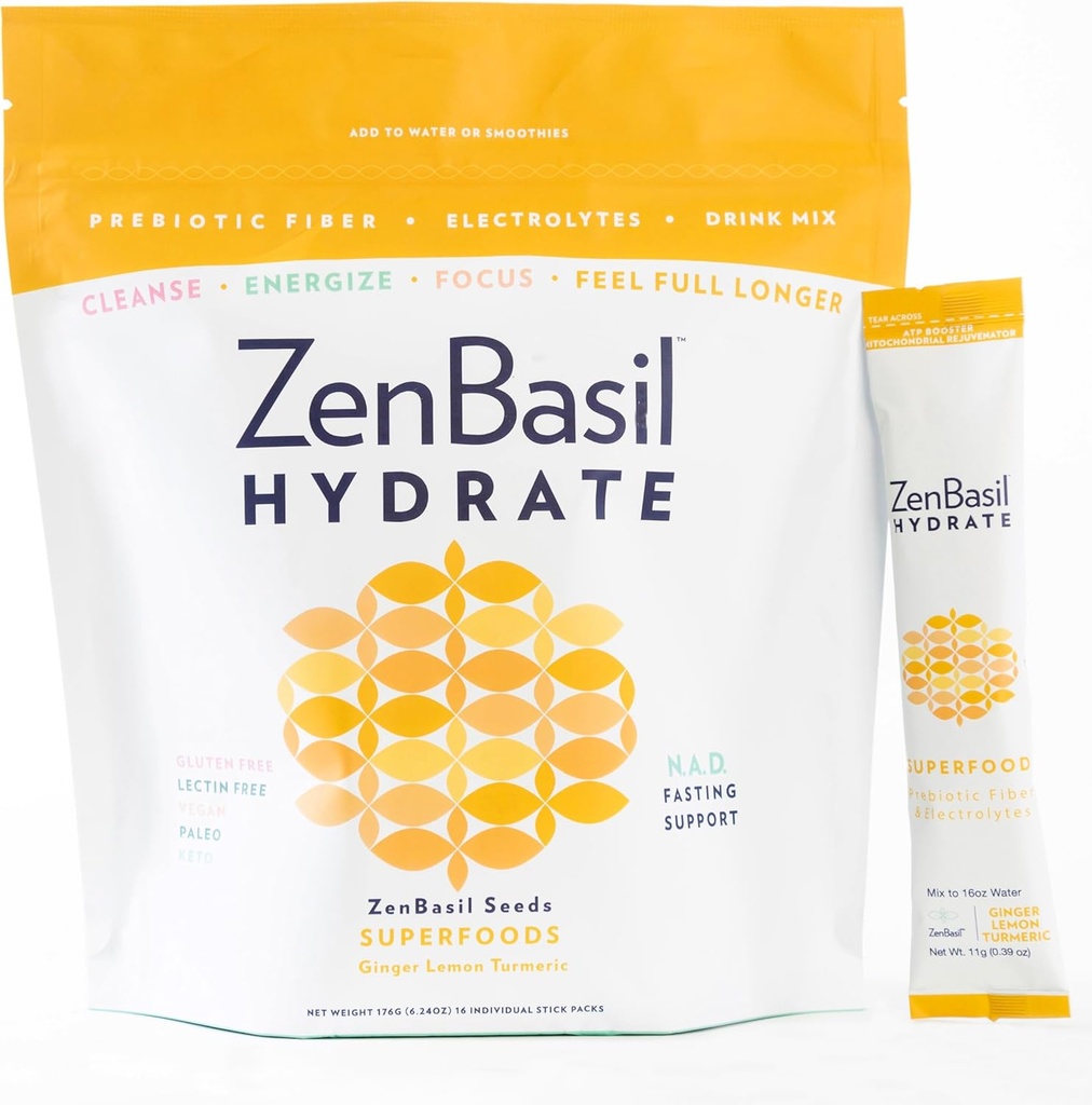 Zen Basil Hydrate - Ginger Citroen Kurkuma 