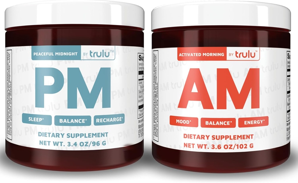 Alimentation AMPM: Matin activé (AM) + Minuit pacifique (PM) Alimentez votre journée avec de l'énergie durable et profitez de nuits reposantes – un programme complet pour l'énergie, l'humeur, le soutien du sommeil et la santé Gut