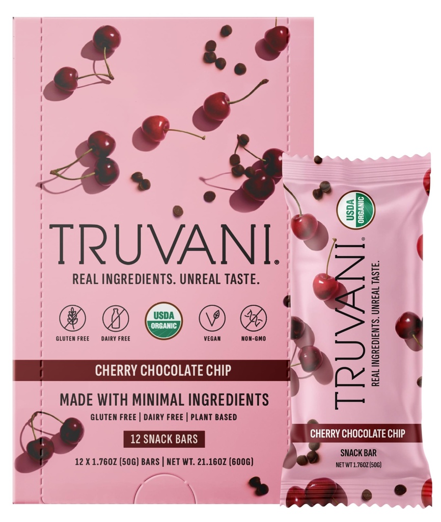 Truvani Plant Based Snack Bars 