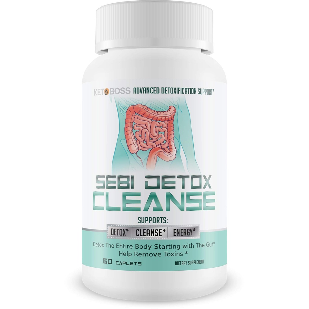 Sebi Detox Cleanse - Support de désintoxication avancé - Detox Le corps entier commençant par le gut - Aide à supprimer les toxines - Inspiré par dr sebi Products - Detox Cleanse naturel - Keto Detox