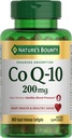 Nature's Bounty CoQ10, Ondersteunt Hart Gezondheid, Dieetsupplement, 200mg, 80 Rapid Release Softgels