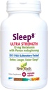 NEW ROOTS HERBAL Natural Sleep Supplement, 8-in-1 Ultra-Strenth Formule met passiebloem, kamille, Hop, Panax Gingseng, Skullcap, Magnesium, 10 mg Melatonine (60 Veg Caps)