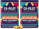 Supplement 2 Pack: Jet Lag Prevention + Ashwagandha, Rhodiola, D3+ voor Immune Support, Energie, Digestieve Gezondheid 